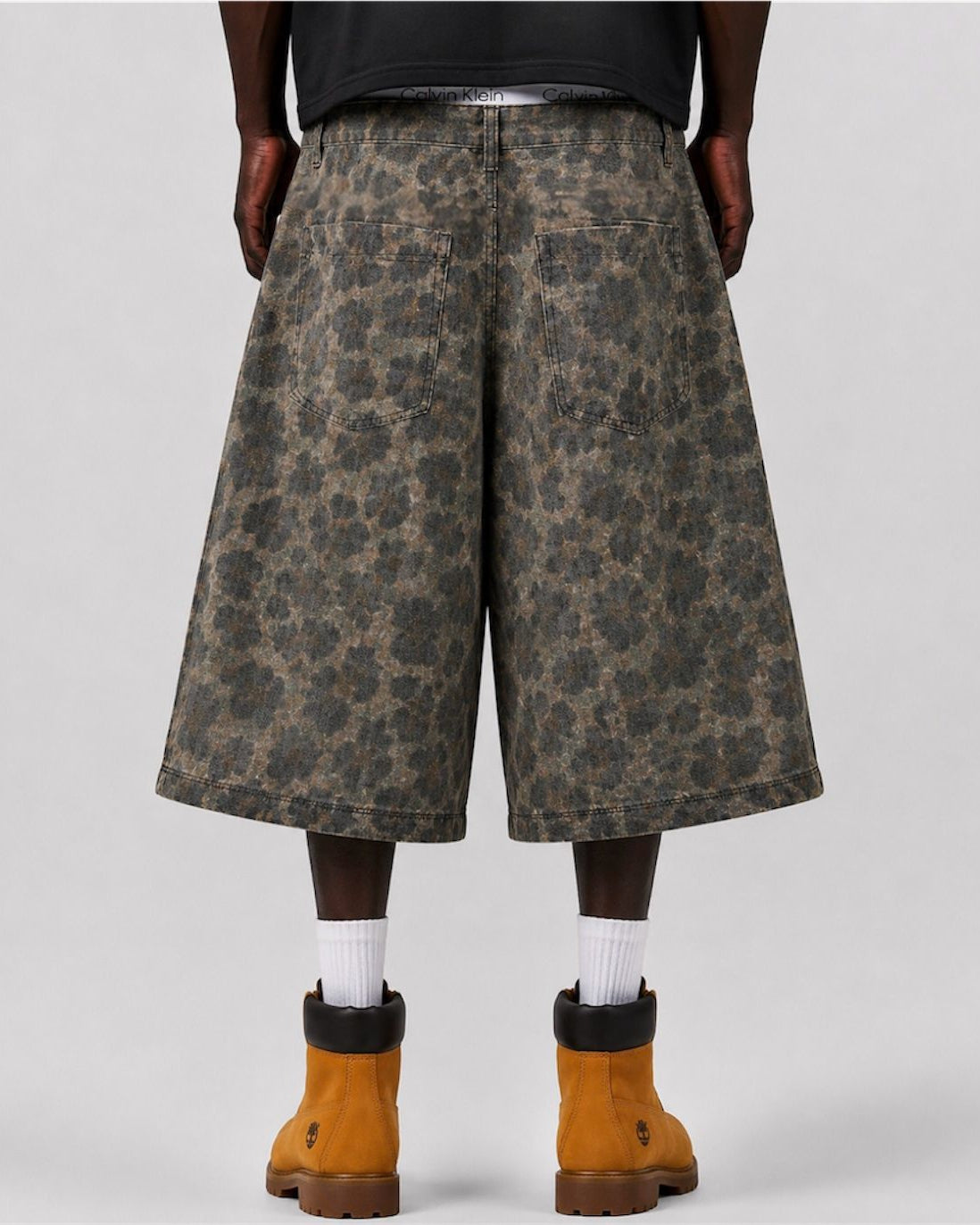 Leo Denim Shorts - Camel